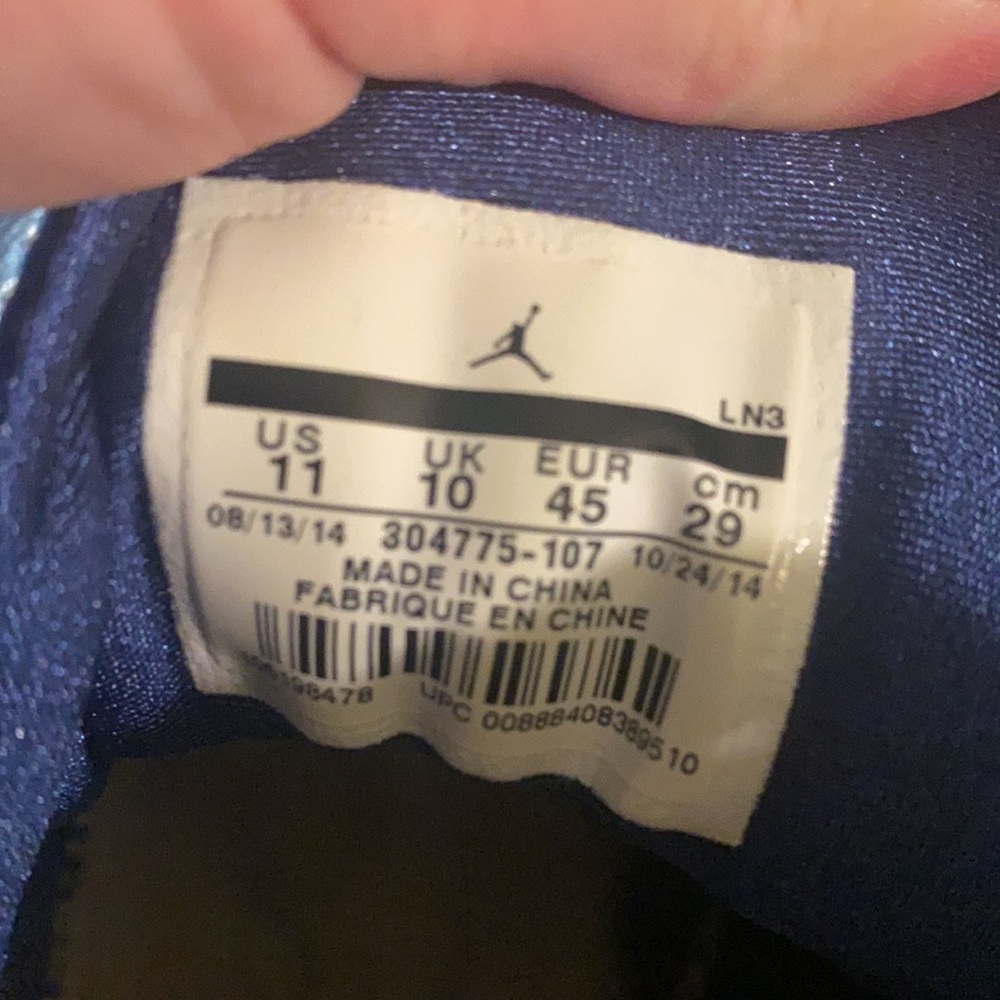 Air Jordan 7 French blues size 11 - Picture 5 of 6